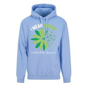 I Wear Green For My Daughter Cerebral Palsy Awareness Unisex Surf Hoodie