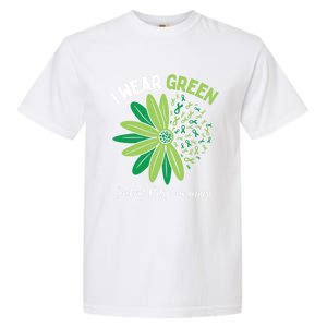 I Wear Green For My Daughter Cerebral Palsy Awareness Garment-Dyed Heavyweight T-Shirt