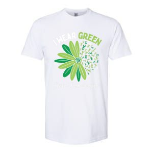 I Wear Green For My Daughter Cerebral Palsy Awareness Softstyle CVC T-Shirt