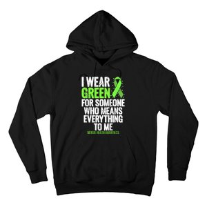 I Wear Green Ribbon Fight The Stigma Mental Health Awareness Hoodie