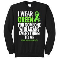 I Wear Green Ribbon Fight The Stigma Mental Health Awareness Sweatshirt