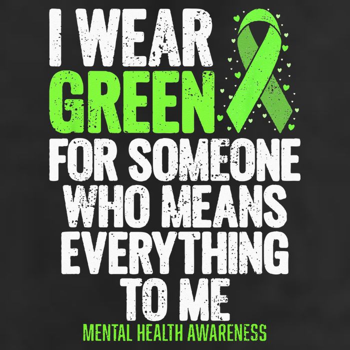 I Wear Green Ribbon Fight The Stigma Mental Health Awareness Beanie