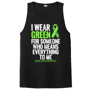 I Wear Green Ribbon Fight The Stigma Mental Health Awareness PosiCharge Competitor Tank