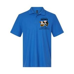 If We Get In Trouble ItS My SisterS Fault Gift Softstyle Adult Sport Polo