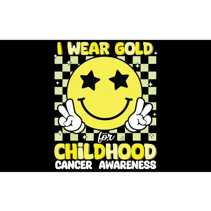 I Wear Gold For Childhood Cancer Awareness Bumper Sticker