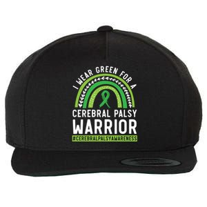 I Wear Green For A Cerebral Palsy Warrior Support Squad Gift Wool Snapback Cap