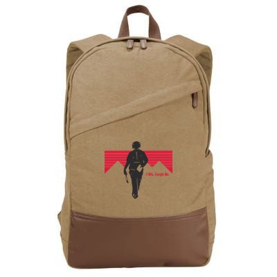 I Win Google Me Cotton Canvas Backpack