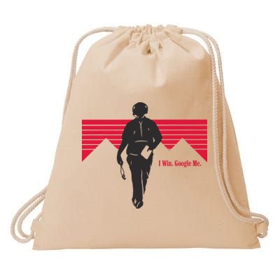 I Win Google Me Drawstring Bag