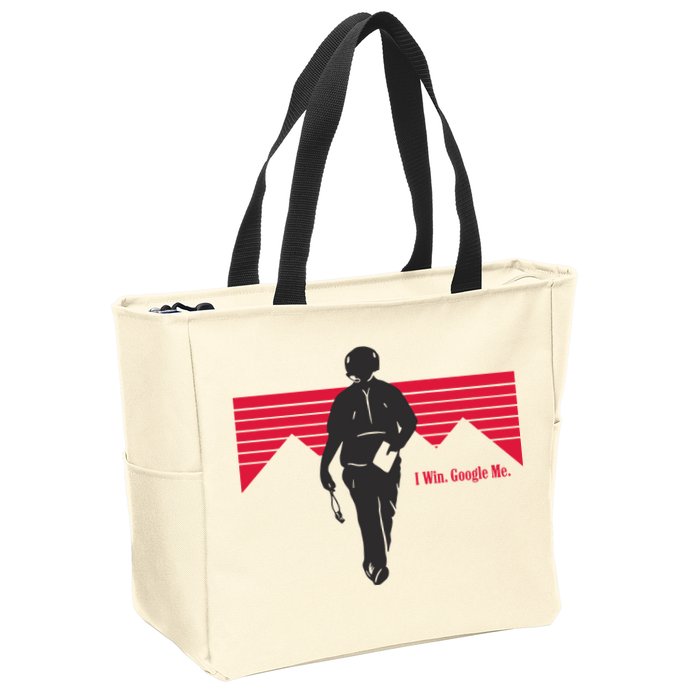 I Win Google Me Zip Tote Bag