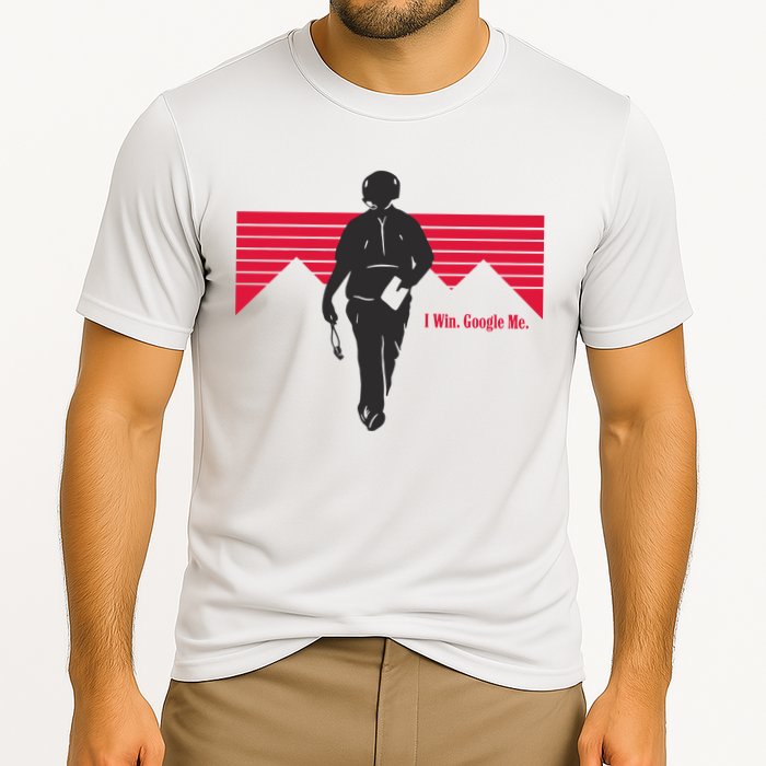 I Win Google Me Cooling Performance Crew T-Shirt