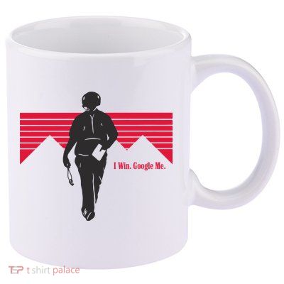 I Win Google Me 11oz C Handle Ceramic Mug