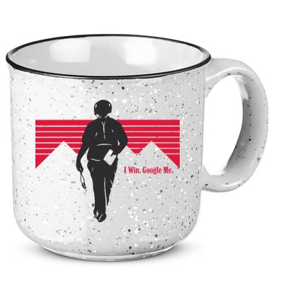 I Win Google Me 15oz Campfire Ceramic Mug