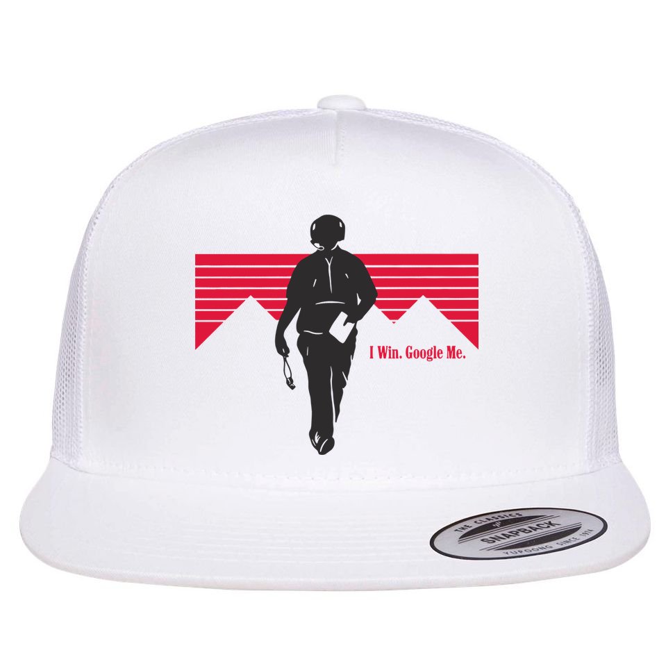 I Win Google Me Flat Bill Trucker Hat