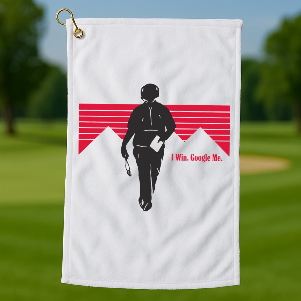I Win Google Me Golf Towel