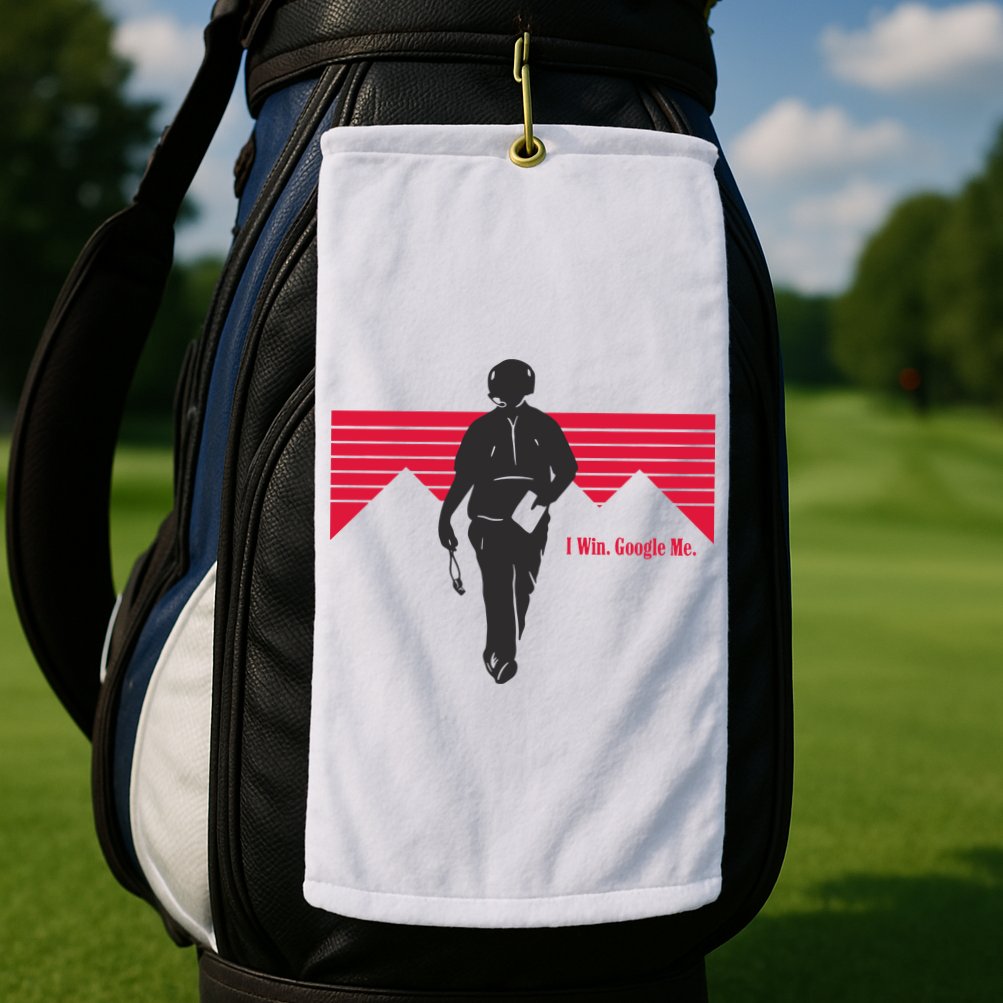 I Win Google Me Golf Towel