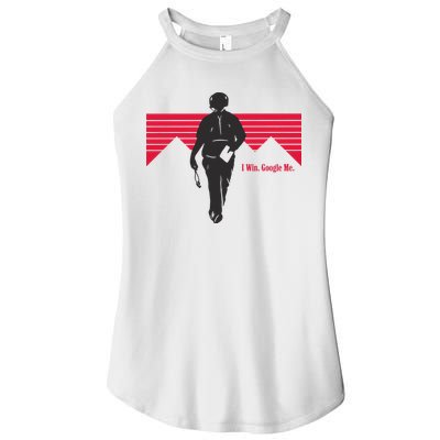 I Win Google Me Women's Perfect Tri Rocker Tank