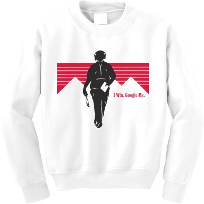 I Win Google Me Kids Sweatshirt