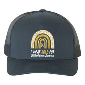 I Wear Gold Boho Gold And Leopard Pint Rainbow Yupoong Adult 5-Panel Trucker Hat