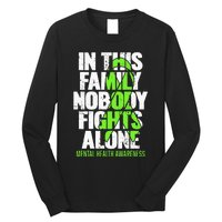 I Wear Green Ribbon Fight The Stigma Mental Health Awareness Long Sleeve Shirt