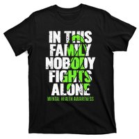 I Wear Green Ribbon Fight The Stigma Mental Health Awareness T-Shirt