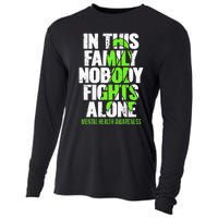 I Wear Green Ribbon Fight The Stigma Mental Health Awareness Cooling Performance Long Sleeve Crew