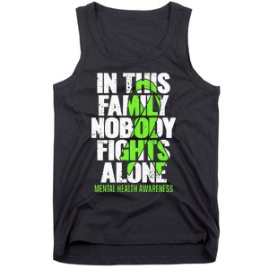 I Wear Green Ribbon Fight The Stigma Mental Health Awareness Tank Top