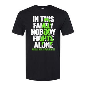 I Wear Green Ribbon Fight The Stigma Mental Health Awareness Softstyle CVC T-Shirt