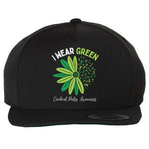 I Wear Green For My Daughter Cerebral Palsy Awareness Wool Snapback Cap