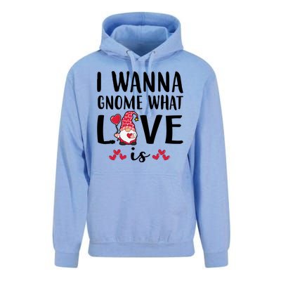 I Wanna Gnome What Love Is Valentine Day Unisex Surf Hoodie