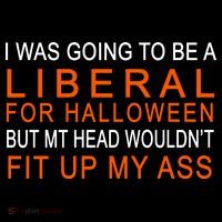 I Was Going To Be A Liberal For Halloween 16 in Basic Backpack