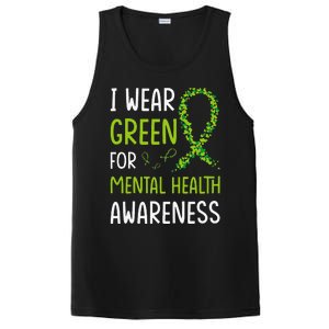 I Wear Green For Mental Health Awareness Month PosiCharge Competitor Tank