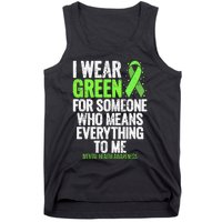 I Wear Green Ribbon Fight the Stigma Mental Health Awareness Tank Top