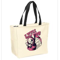 I Will Get You Grim Reaper Cute Gift Zip Tote Bag
