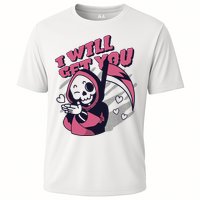 I Will Get You Grim Reaper Cute Gift Cooling Performance Crew T-Shirt