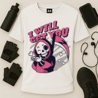 I Will Get You Grim Reaper Cute Gift Cooling Performance Crew T-Shirt