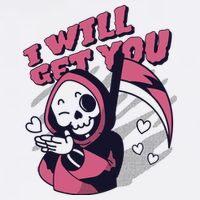 I Will Get You Grim Reaper Cute Gift Cooling Performance Crew T-Shirt