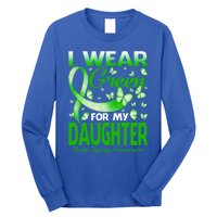 I Wear Green For My Daughter Brain Injury Awareness Gift Long Sleeve Shirt