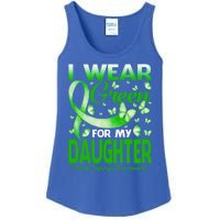 I Wear Green For My Daughter Brain Injury Awareness Gift Ladies Essential Tank