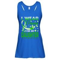 I Wear Green For My Daughter Brain Injury Awareness Gift Ladies Essential Flowy Tank