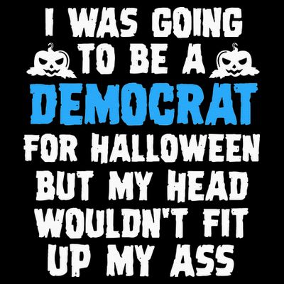 I Was Going To Be A Democrat For Halloween Funny Gift T-Shirt