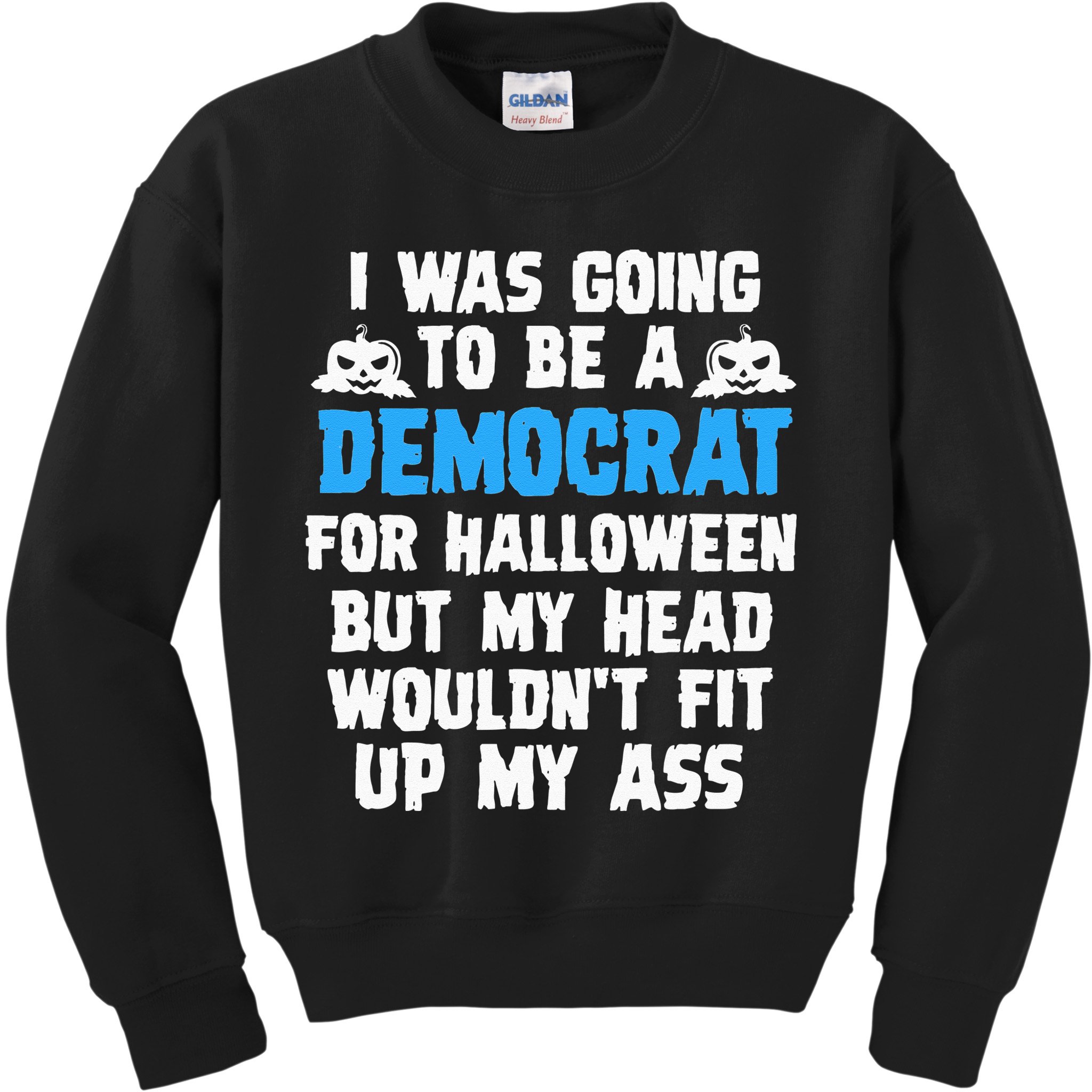 I Was Going To Be A Democrat For Halloween Funny Gift Kids Sweatshirt