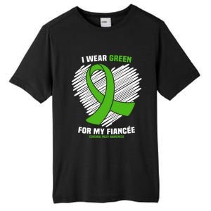 I Wear Green For My Fiancee Cerebral Palsy Awareness Cute Gift Tall Fusion ChromaSoft Performance T-Shirt