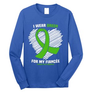 I Wear Green For My Fiancee Cerebral Palsy Awareness Cute Gift Long Sleeve Shirt