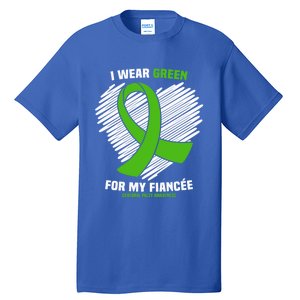 I Wear Green For My Fiancee Cerebral Palsy Awareness Cute Gift Tall T-Shirt