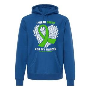 I Wear Green For My Fiancee Cerebral Palsy Awareness Cute Gift Premium Hoodie