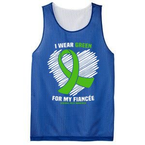 I Wear Green For My Fiancee Cerebral Palsy Awareness Cute Gift Mesh Reversible Basketball Jersey Tank