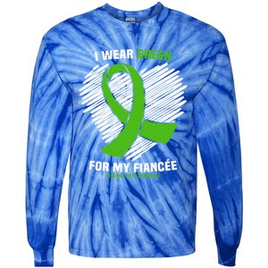 I Wear Green For My Fiancee Cerebral Palsy Awareness Cute Gift Tie-Dye Long Sleeve Shirt