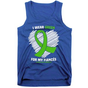 I Wear Green For My Fiancee Cerebral Palsy Awareness Cute Gift Tank Top