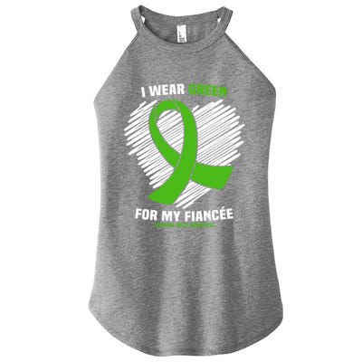 I Wear Green For My Fiancee Cerebral Palsy Awareness Cute Gift Women’s Perfect Tri Rocker Tank