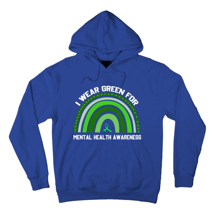 I Wear Green Tal Health Awareness Gift Hoodie